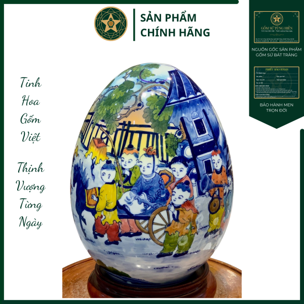 Tích Cảnh Bách Nhi - Vẽ Vàng 24K Cao Cấp