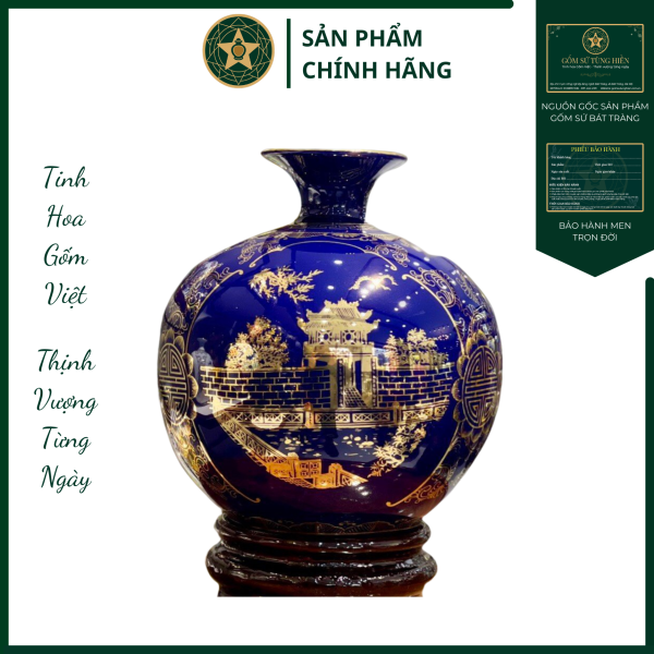 BHTL - Tam Cảnh "Hà Nội" - Vẽ Vàng 24K