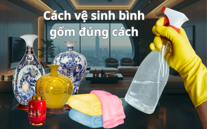 Cách vệ sinh và bảo quản đồ gốm sứ cao cấp